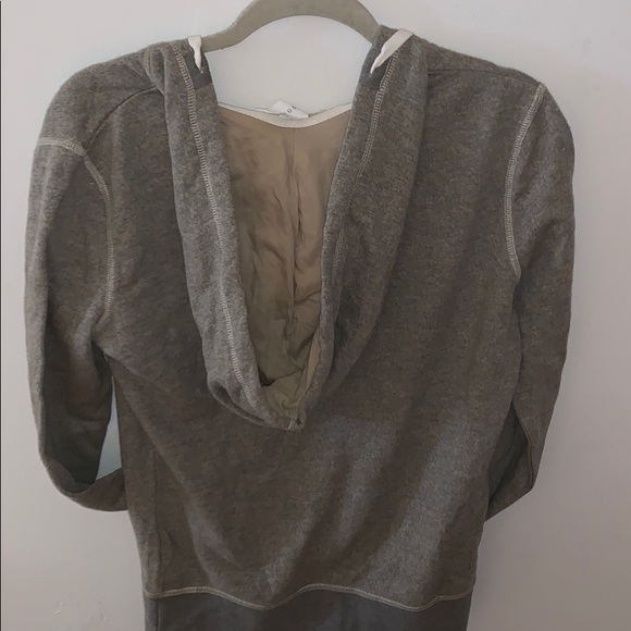 Women’s simple pullover hoodie sweater gray - Picture 3 of 3